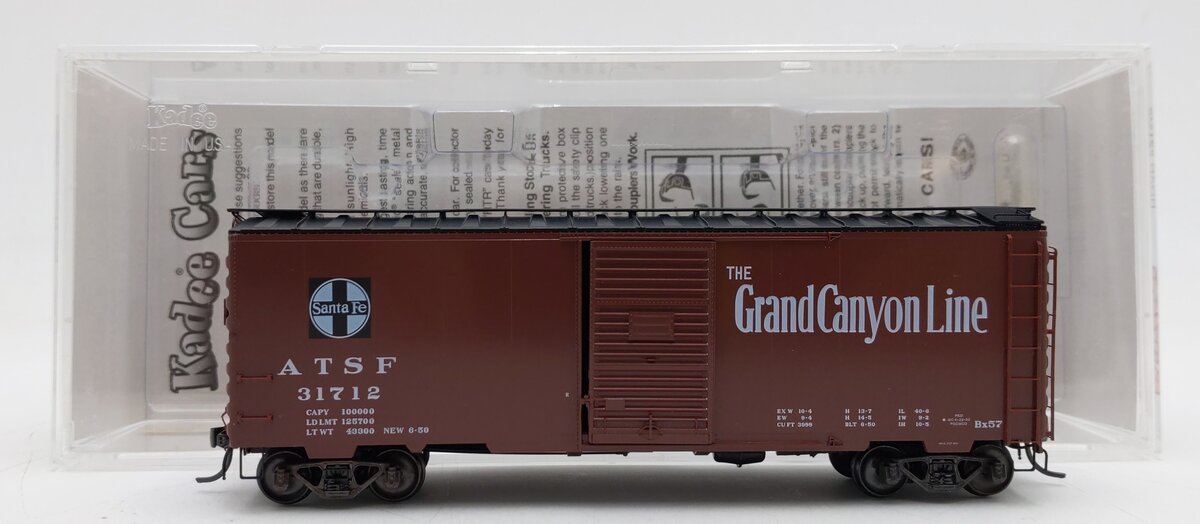 Kadee 4065 HO ATSF 40' PS-1 Single Door Youngstown Boxcar #31712 EX/Box