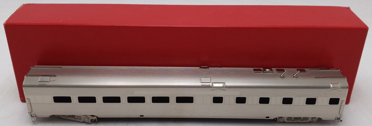 Soho 0714 HO Nickel Plated Brass Santa Fe #1485 Diner Car EX/Box