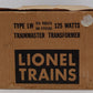 Lionel LW O Vintage Trainmaster 125 Watt Transformer with Whistle EX/Box