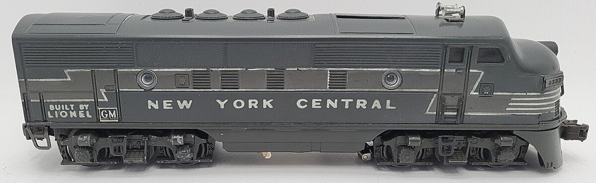 Lionel 2333 Vintage O New York Central F-3 AA Diesel Set - Rubber Stamped EX