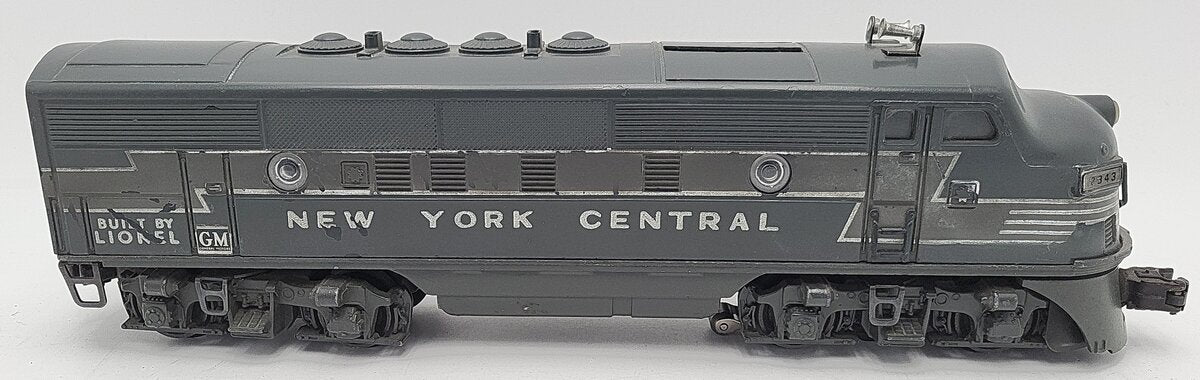 Lionel 2333 Vintage O New York Central F-3 AA Diesel Set - Rubber Stamped EX