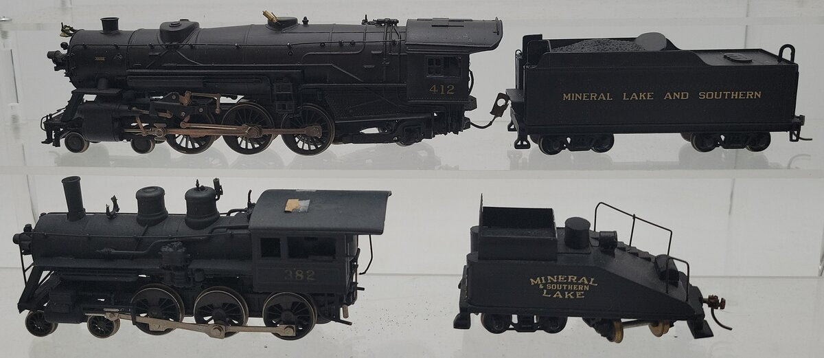 Bachmann & Other HO ML&S Steam Locomotives and Tenders #412,382 [2] VG
