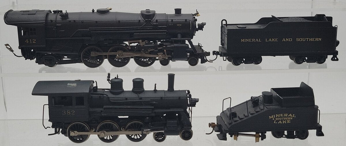 Bachmann & Other HO ML&S Steam Locomotives and Tenders #412,382 [2] VG