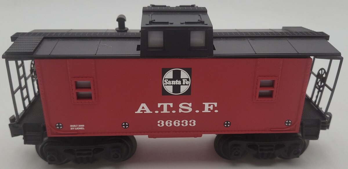 Lionel 6-36633 O Gauge ATSF Illuminated Caboose EX/Box