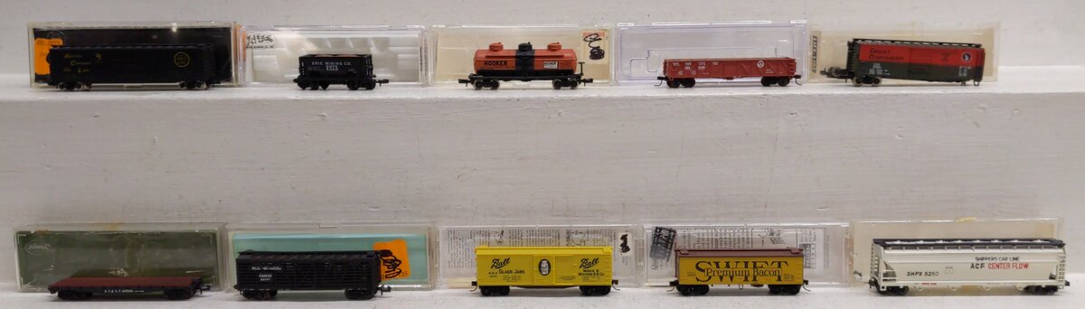 Atlas and Other N Scale Assorted Freight Cars [10] EX