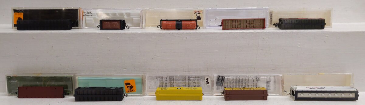 Atlas and Other N Scale Assorted Freight Cars [10] EX