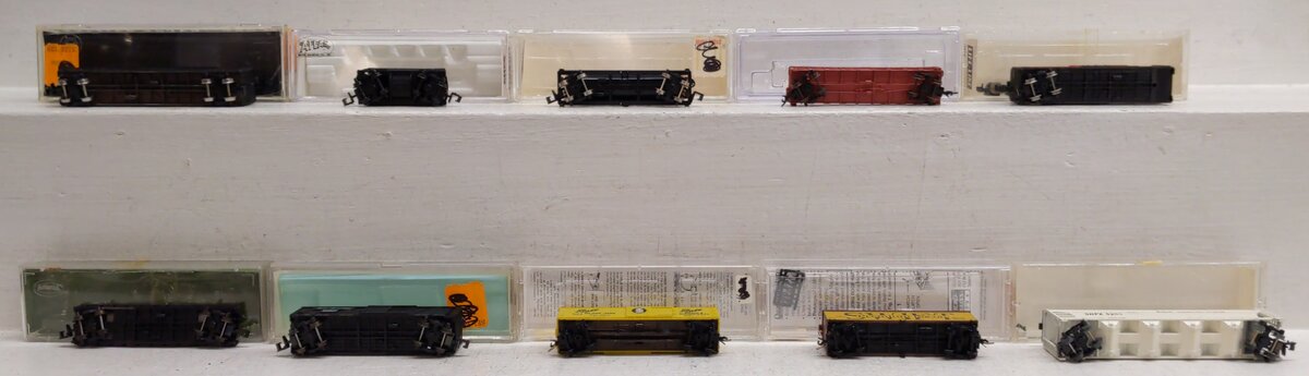 Atlas and Other N Scale Assorted Freight Cars [10] EX