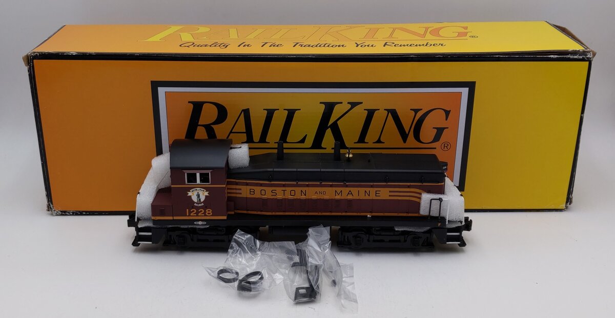 MTH 30-20910-1 O B&M SW-9 Switcher Diesel Locomotive with Proto-Sound 3.0 #1228 LN/Box