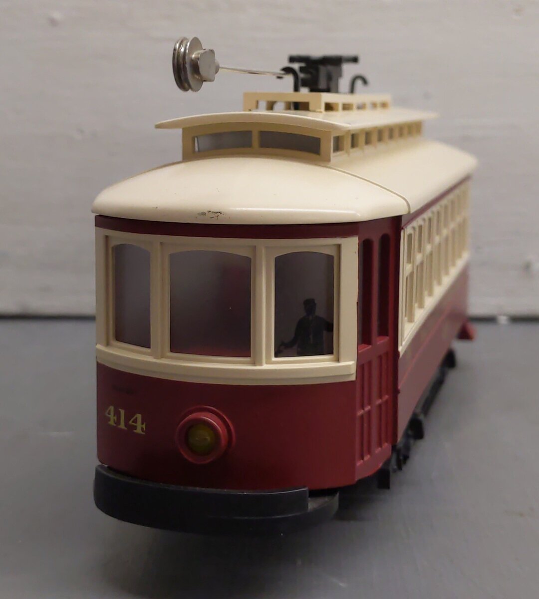 MTH 30-4027-0 Baltimore Transit Trolley Set w/Bumper reverse VG/Box