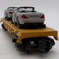MTH 30-76167 O Gauge Union Pacific Flatcar with 2 SL55 Mercedes LN/Box