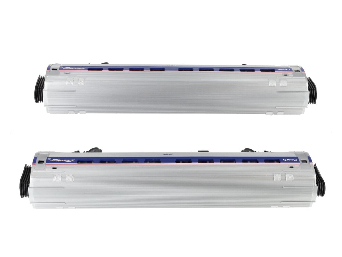 MTH 30-6504 O Amtrak RailKing O-31 Amfleet Coach Set (Set of 2) LN/Box