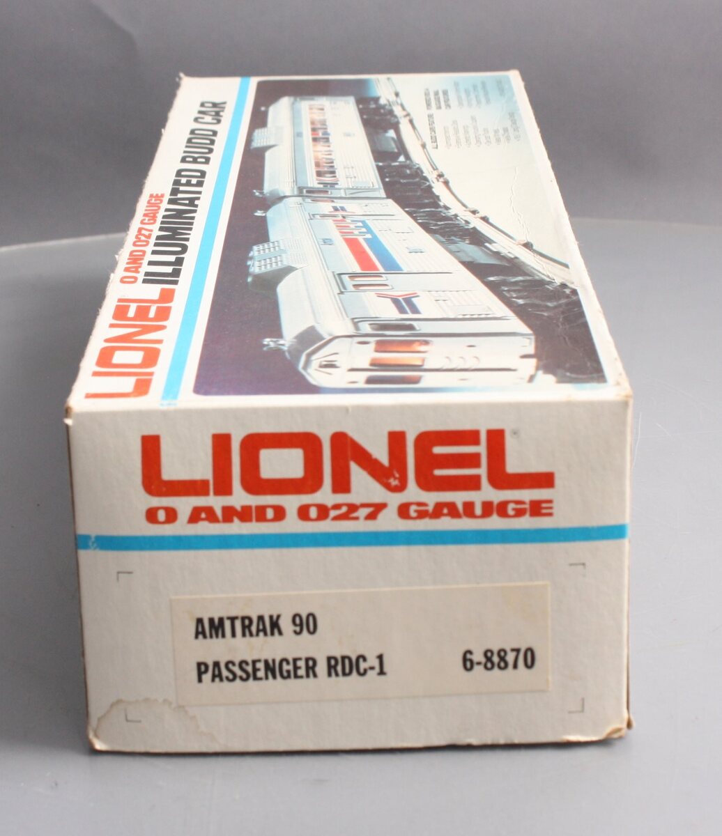 Lionel 6-8870 O Gauge Amtrak 90 RDC-1 Non-Powered Passenger #8870 LN/Box