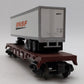 MTH 30-76462 O Burlington Northern Santa Fe Flat Car w/ Trailer #545650 LN/Box
