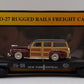 MTH 33-7614 O Gauge New York Central Flat Car w/48 Ford Woody PicKUp LN/Box
