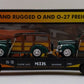 MTH 30-7662 O Gauge MTH Auto Transport Flatcar with Ertl '40 Woody Wagons LN/Box