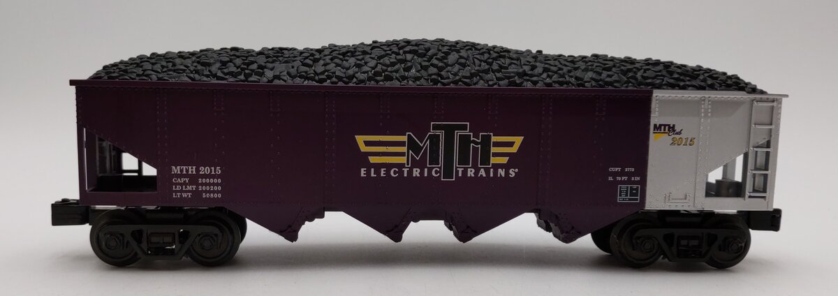 MTH 30-75514 O MTHRRC 2015 4-Bay Hopper Car with Coal Load LN/Box