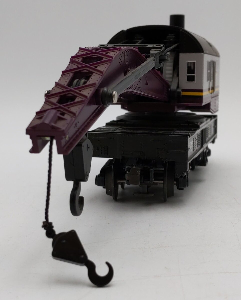 MTH 30-7928 O Gauge MTHRRC 1999 Operating Crane Car LN/Box