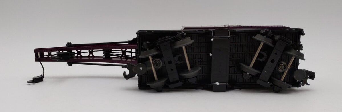 MTH 30-7928 O Gauge MTHRRC 1999 Operating Crane Car LN/Box