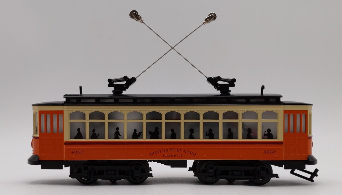 MTH 30-5173-1 O Boston Elevated Railway Brill Trolley #4352 w/Proto-Sounds 3.0 VG/Box