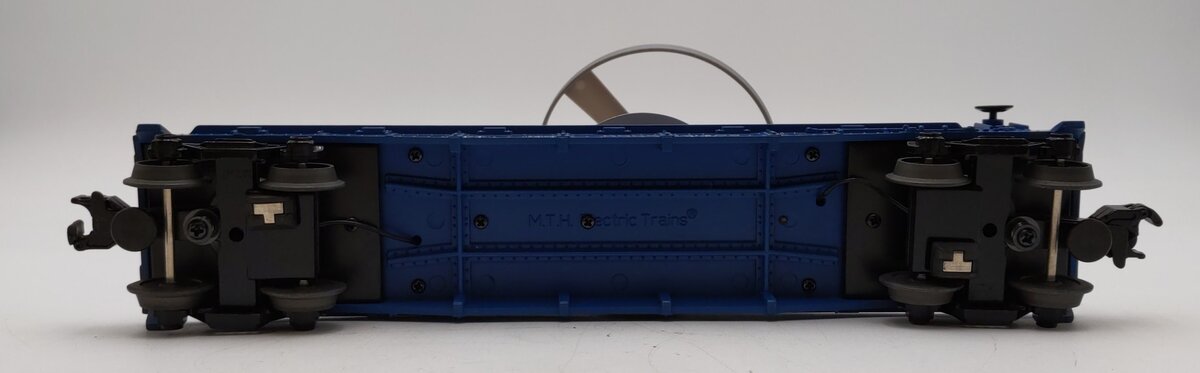 MTH 30-7940 O Gauge NASA Flatcar w/ Operating Helicopter LN/Box