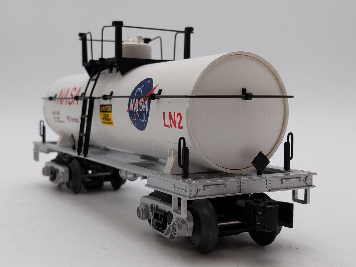 MTH 30-73473 O Gauge NASA RailKing Smoking Tank Car LN/Box
