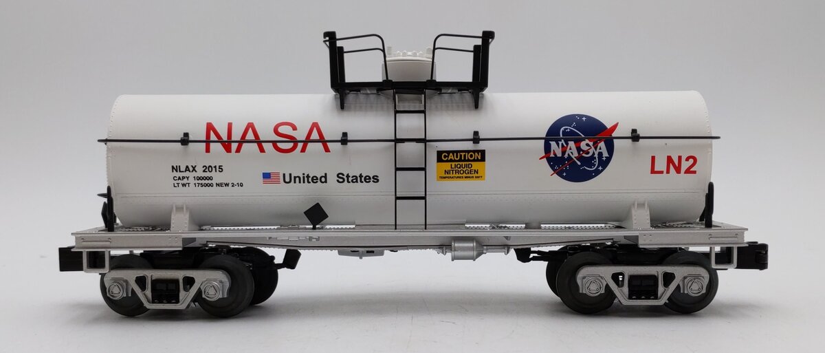 MTH 30-73473 O Gauge NASA RailKing Smoking Tank Car LN/Box