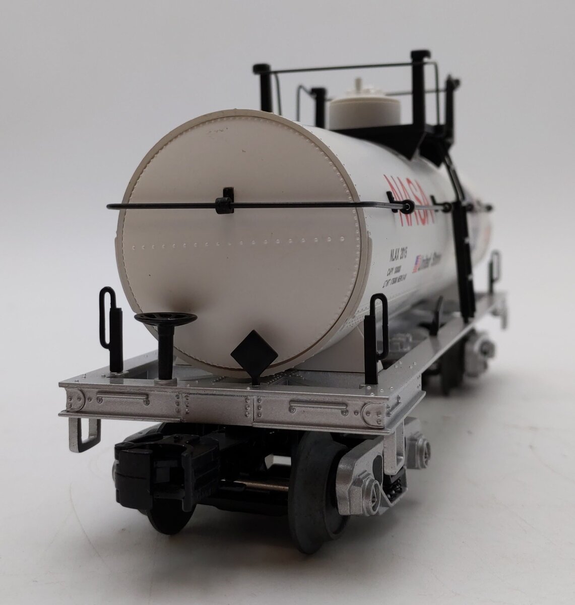 MTH 30-73473 O Gauge NASA RailKing Smoking Tank Car LN/Box