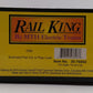 MTH Rail King O Gauge CSX Bulkhead Flat Car with Bulkheads & Pipe Load LN/Box