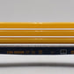 MTH Rail King O Gauge CSX Bulkhead Flat Car with Bulkheads & Pipe Load LN/Box