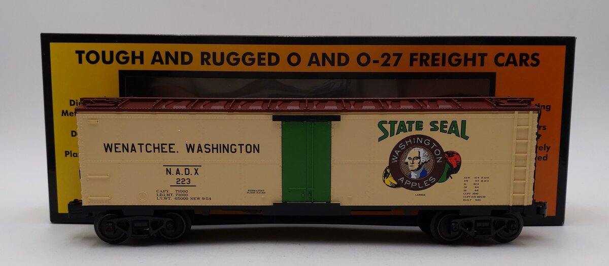 MTH 30-78242 O Gauge Washington Apples Modern Reefer Car #223 LN/Box