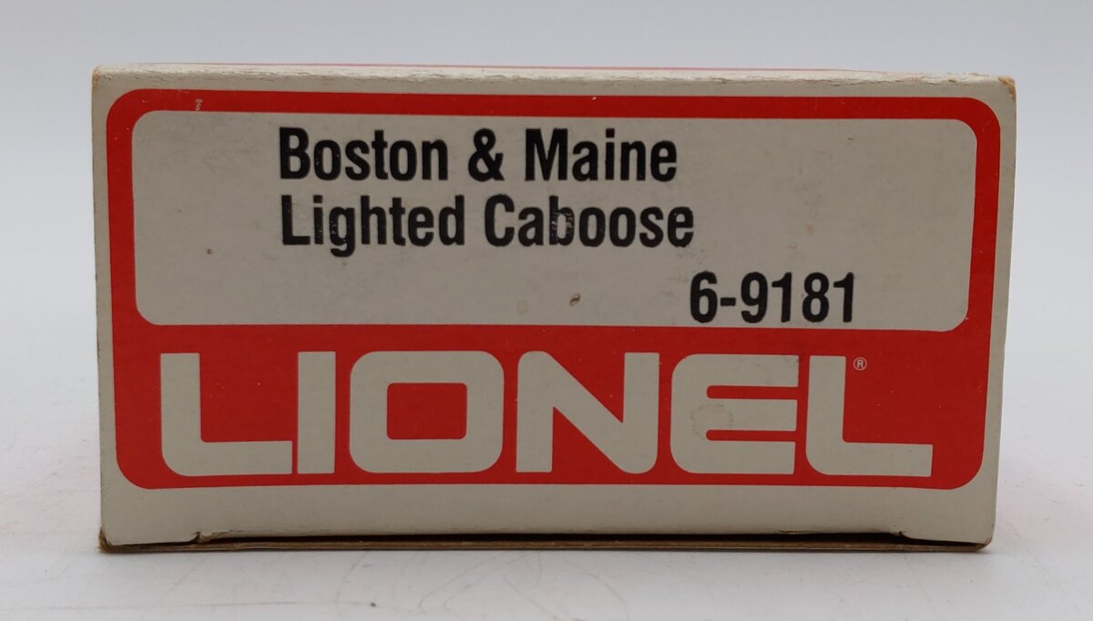 Lionel 6-9181 O Gauge Boston and Maine N5C Porthole Caboose LN/Box
