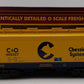 MTH 20-97422 O Gauge Chessie System 2-Bay Centerflow Hopper #605527 LN/Box