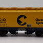 MTH 20-97422 O Gauge Chessie System 2-Bay Centerflow Hopper #605527 LN/Box