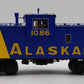 Lionel 1926890 O Gauge Alaska Railroad CupolaCam Wide Vision Caboose #1086 LN/Box