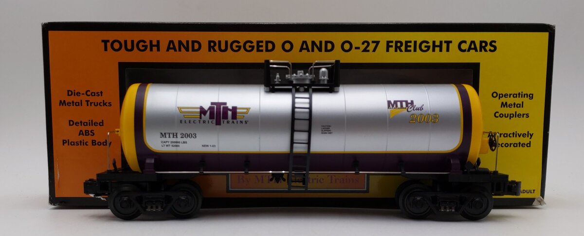 MTH 30-7380 O Gauge MTH RRC 2003 Single Dome Tank Car LN/Box