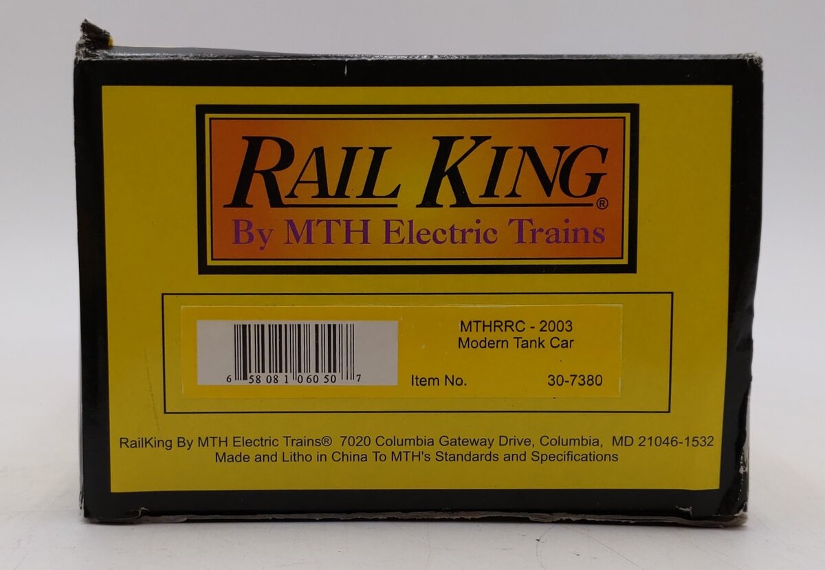 MTH 30-7380 O Gauge MTH RRC 2003 Single Dome Tank Car LN/Box