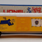 Lionel 6-7606 O Gauge State of Massachusetts Boxcar #7606 LN/Box