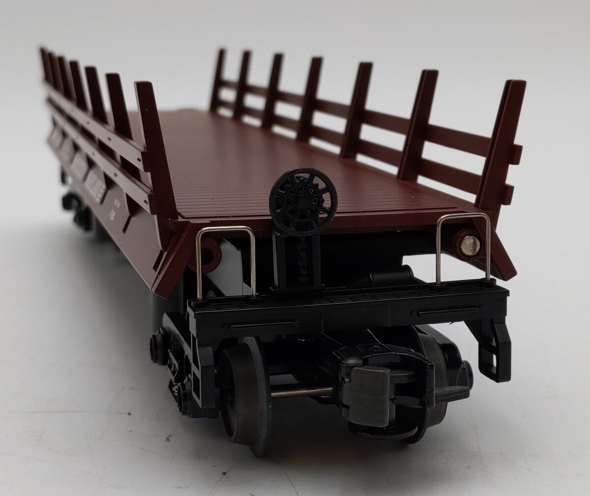 MTH 30-7648 O Gauge Western Maryland Operating Log Car w/ Logs #380 LN/Box