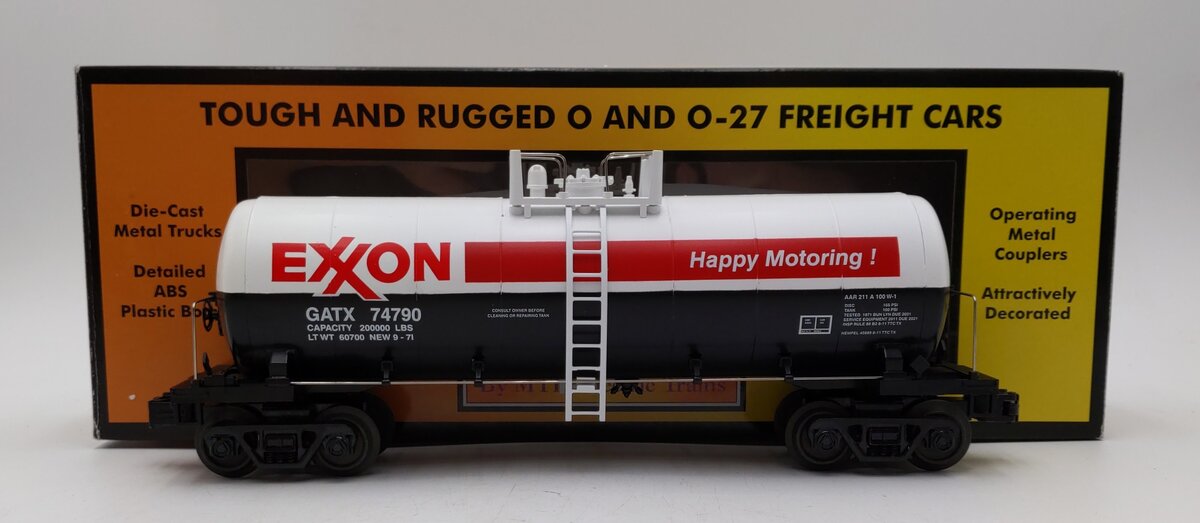 MTH 30-73559 O Exxon Modern Tank Car #74790 LN/Box