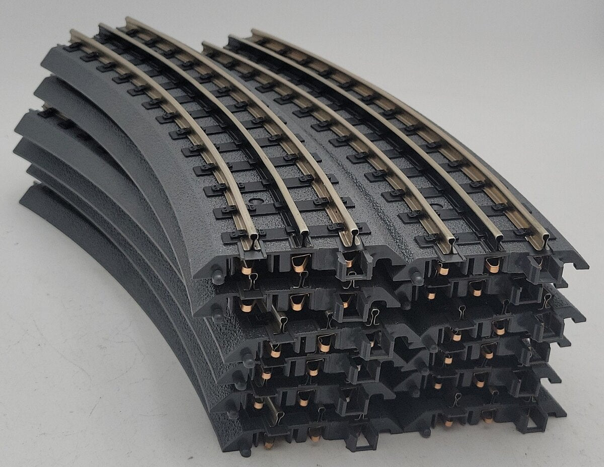 MTH 40-1042 RealTrax O42 Curved Solid Rail Track Sections (12) LN
