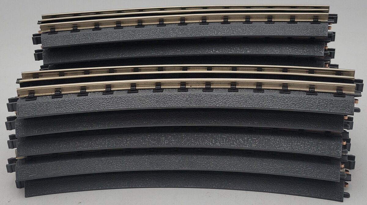 MTH 40-1042 RealTrax O42 Curved Solid Rail Track Sections (12) LN