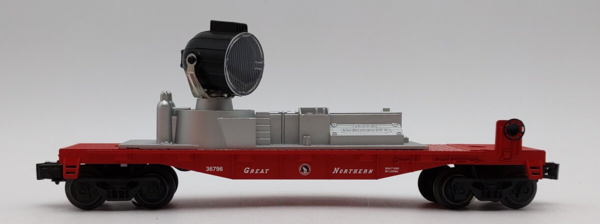 Lionel 6-36796 O Great Northern Searchlight Car LN/Box