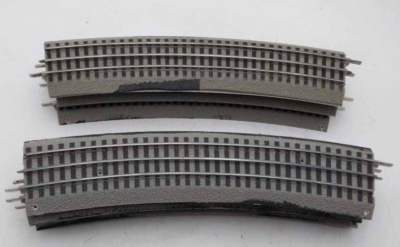 Lionel 6-12041 O Gauge FasTrack O72 Full Curve Track [10] VG