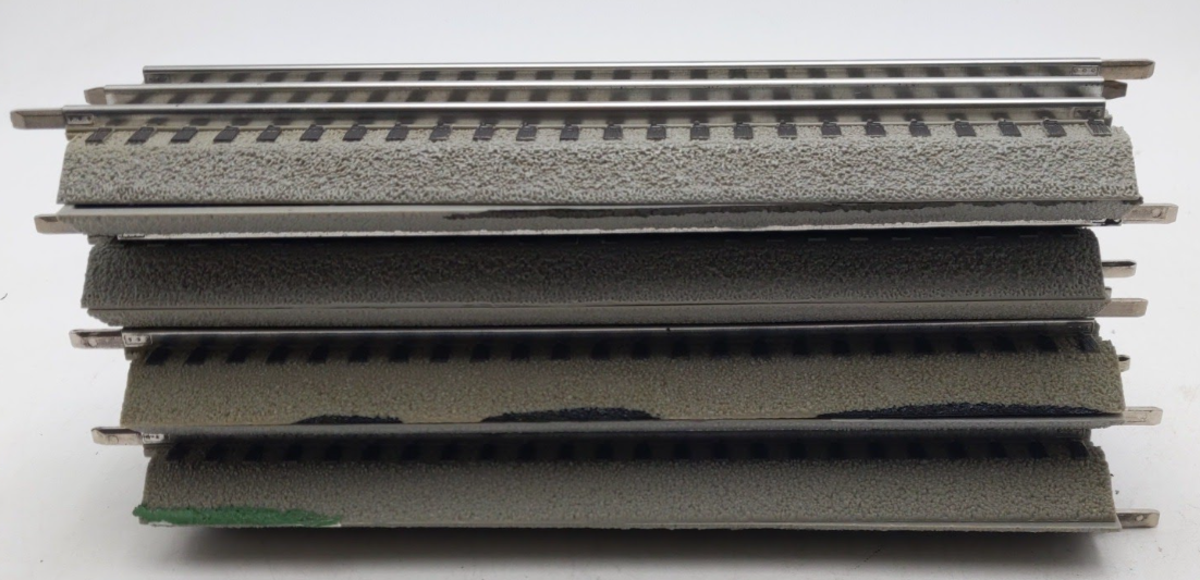 Lionel O 10" Straight FasTrack Sections & with Lock-Ons [10] VG