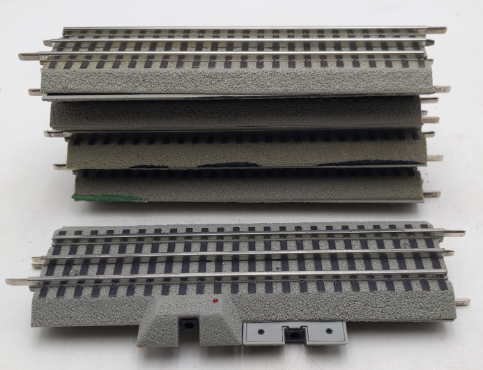 Lionel O 10" Straight FasTrack Sections & with Lock-Ons [10] VG