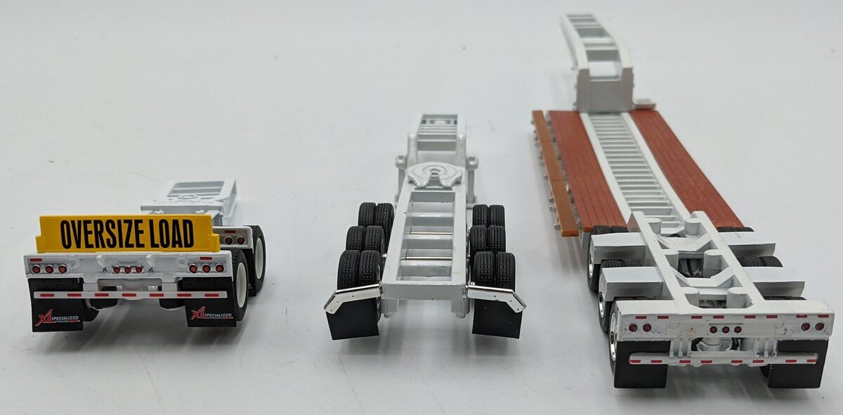 Tonkin 10005 1:50 Diecast Lowboy Trailer w/Dolly & Steer Trailer VG