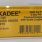 Kadee 8210 HO Scale ATSF 2003 Cubic Feet 2 Bay PS-2 Covered Hopper #82076 EX/Box