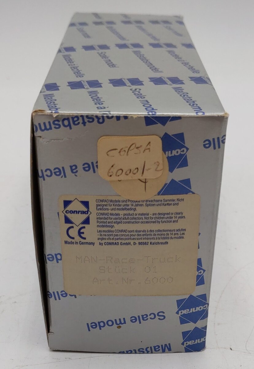 Conrad 1:50 Scale MAN-Race-Truck 809 kW EX/Box