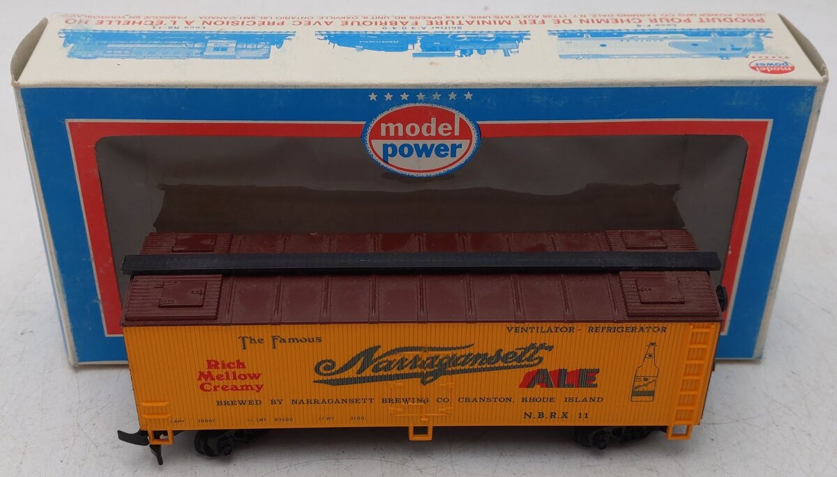Model Power 9013 HO Narragansett Ale Reefer EX/Box