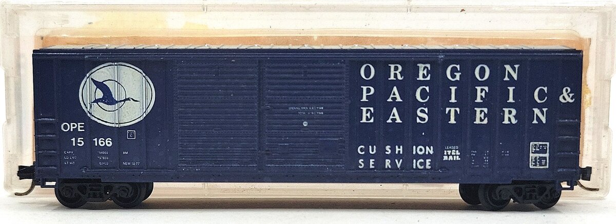 Roundhouse 8345 N Scale OP&E Box Car #15166 LN/Box